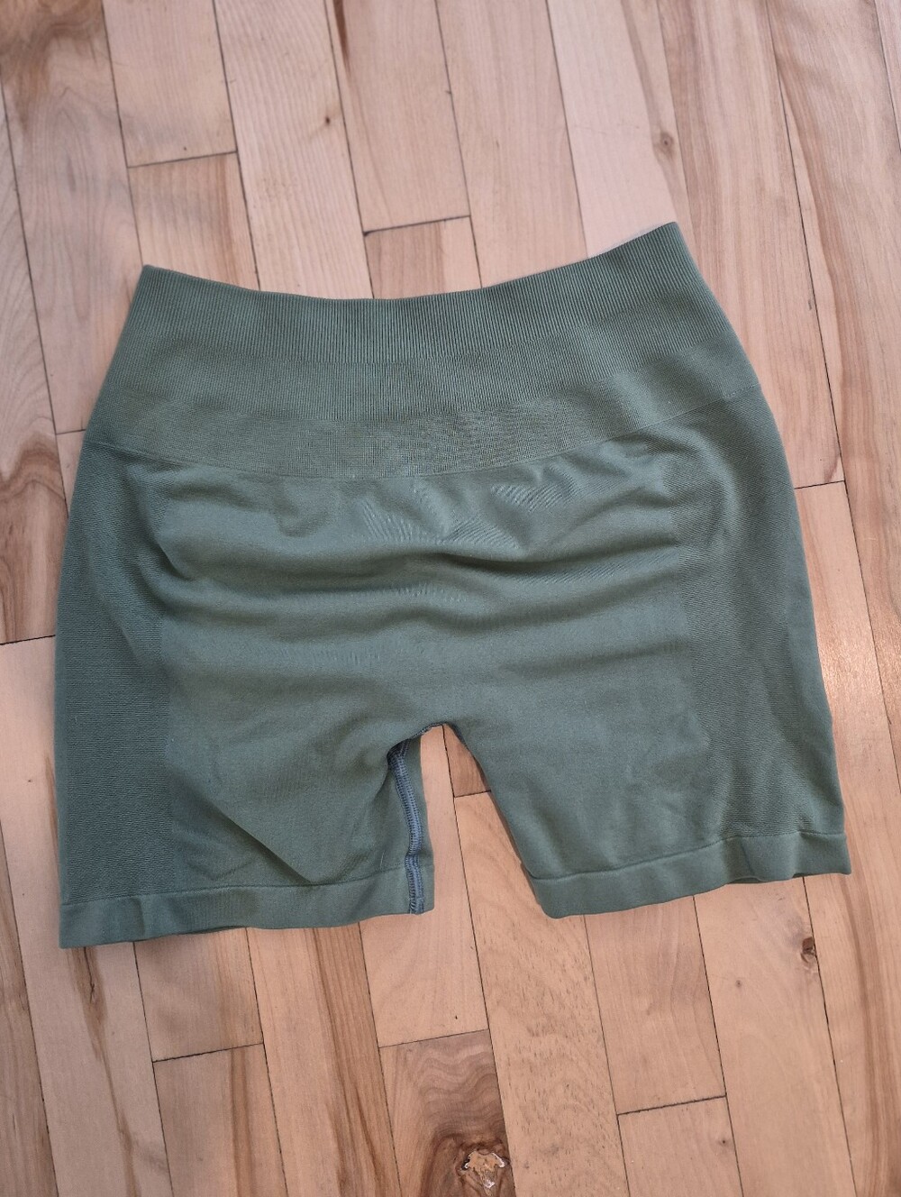 Alphalete Olive Green Athletic Bike Shorts